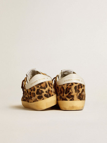 LTD in leopard-print cavallino with a star and leather heel tab