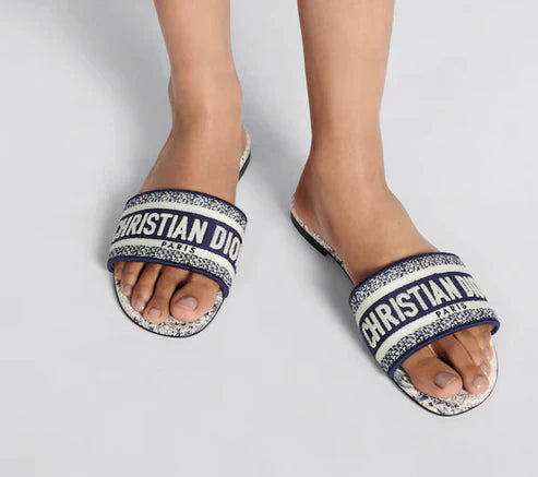 Dway Sandalen Blau Marmor