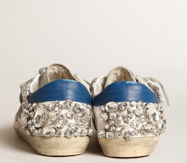 Super-Star mit edlen applizierten Swarovski-Steinen