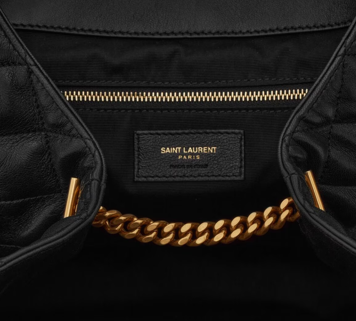 Maxi Shopping Bag ICARE aus gestepptem Lammleder