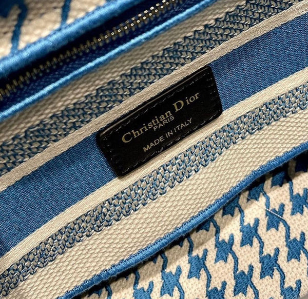 DIOR BOOK TOTE MITTELTASCHE BLAU