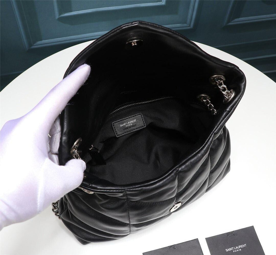 YSL PUFFER TOY TASCHE AUS GESTEPPTEM LAMMLEDER