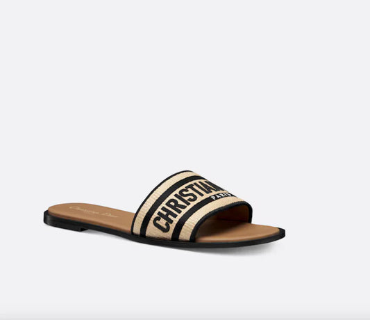 Dway Sandalen Beige/Schwarz