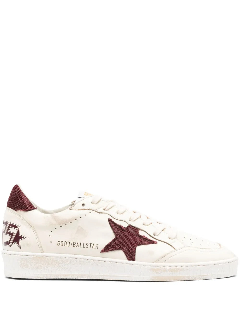 Bordeaux Star and Heel Tab