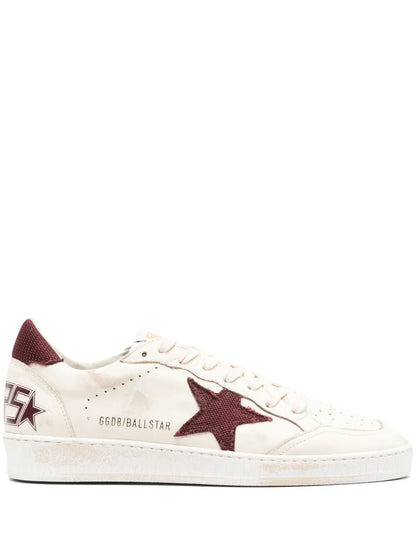 Bordeaux Star and Heel Tab