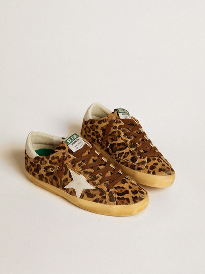 LTD in leopard-print cavallino with a star and leather heel tab