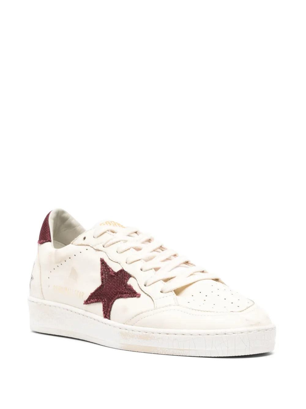 Bordeaux Star and Heel Tab