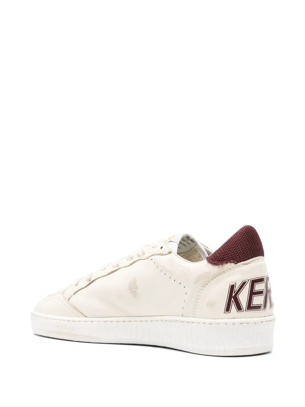 Bordeaux Star and Heel Tab
