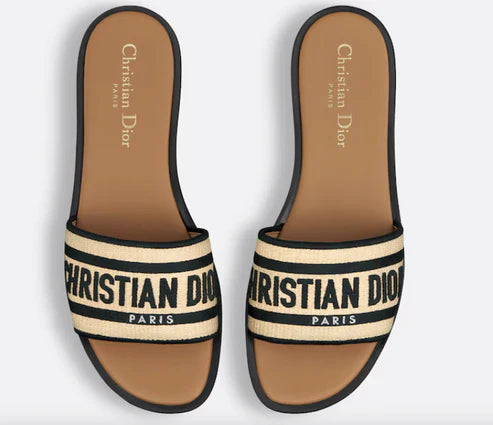 Dway Sandalen Beige/Schwarz
