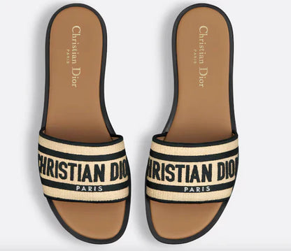 Dway Sandalen Beige/Schwarz