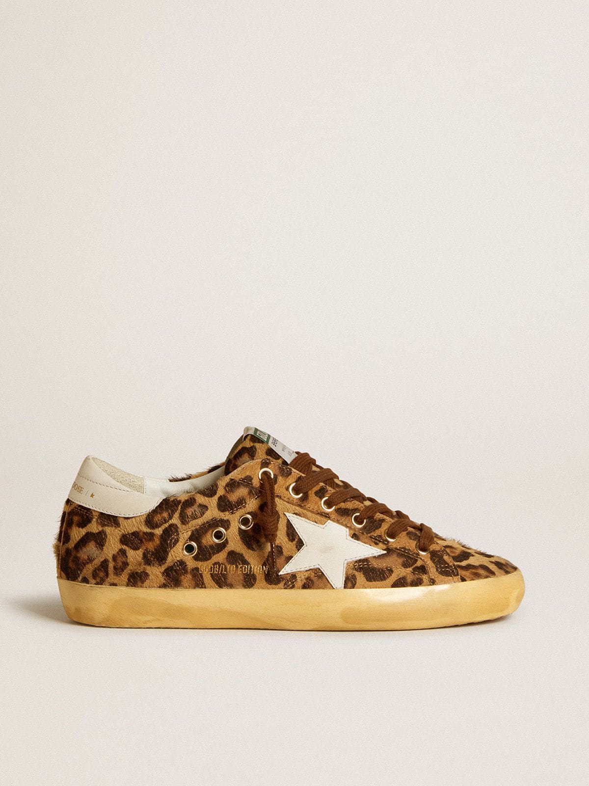 LTD in leopard-print cavallino with a star and leather heel tab