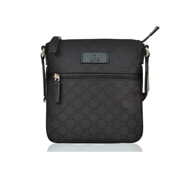 GG MESSENGER-TASCHE FÜR HERREN AUS SCHWARZEM STOFF