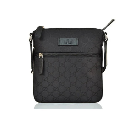 GG MESSENGER-TASCHE FÜR HERREN AUS SCHWARZEM STOFF