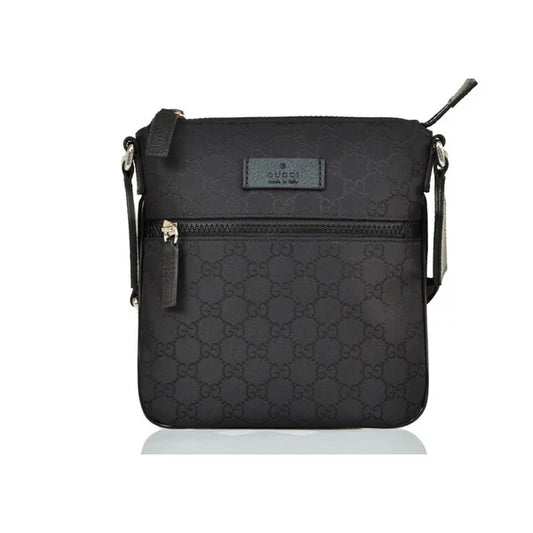 GG MESSENGER-TASCHE FÜR HERREN AUS SCHWARZEM STOFF