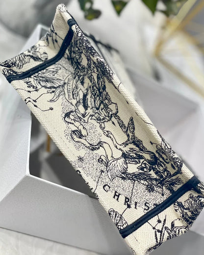 DIOR BOOK TOTE WEISS SCHWARZ