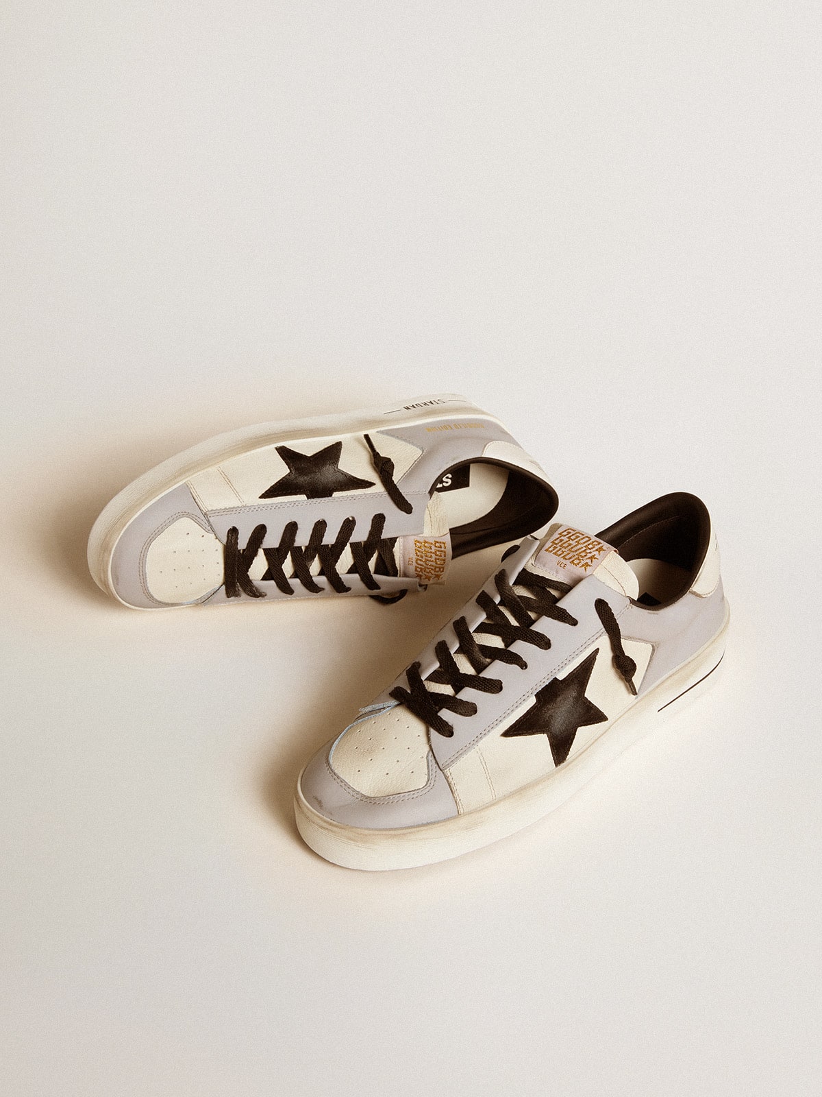 Stardan LTD aus Nappaleder und Leder mit Raulederstern und Lederferse