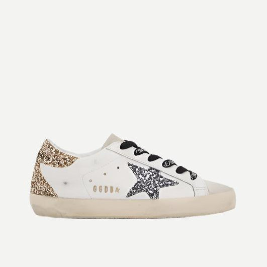 Super-Star mit Gold und Grauglitzer