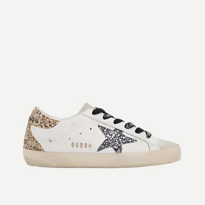 Super-Star mit Gold und Grauglitzer
