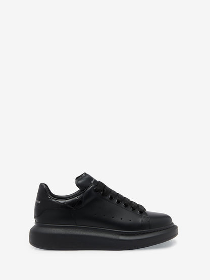 SNEAKER OVERSIZE IN SCHWARZ KROKODIL