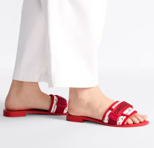 Dioriviera Sandalen Rot