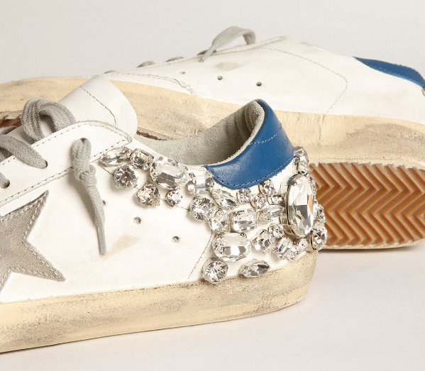 Super-Star mit edlen applizierten Swarovski-Steinen