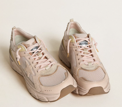 Lightstar mit rosa Schaft aus Leder und Mesh und rosa Stern
