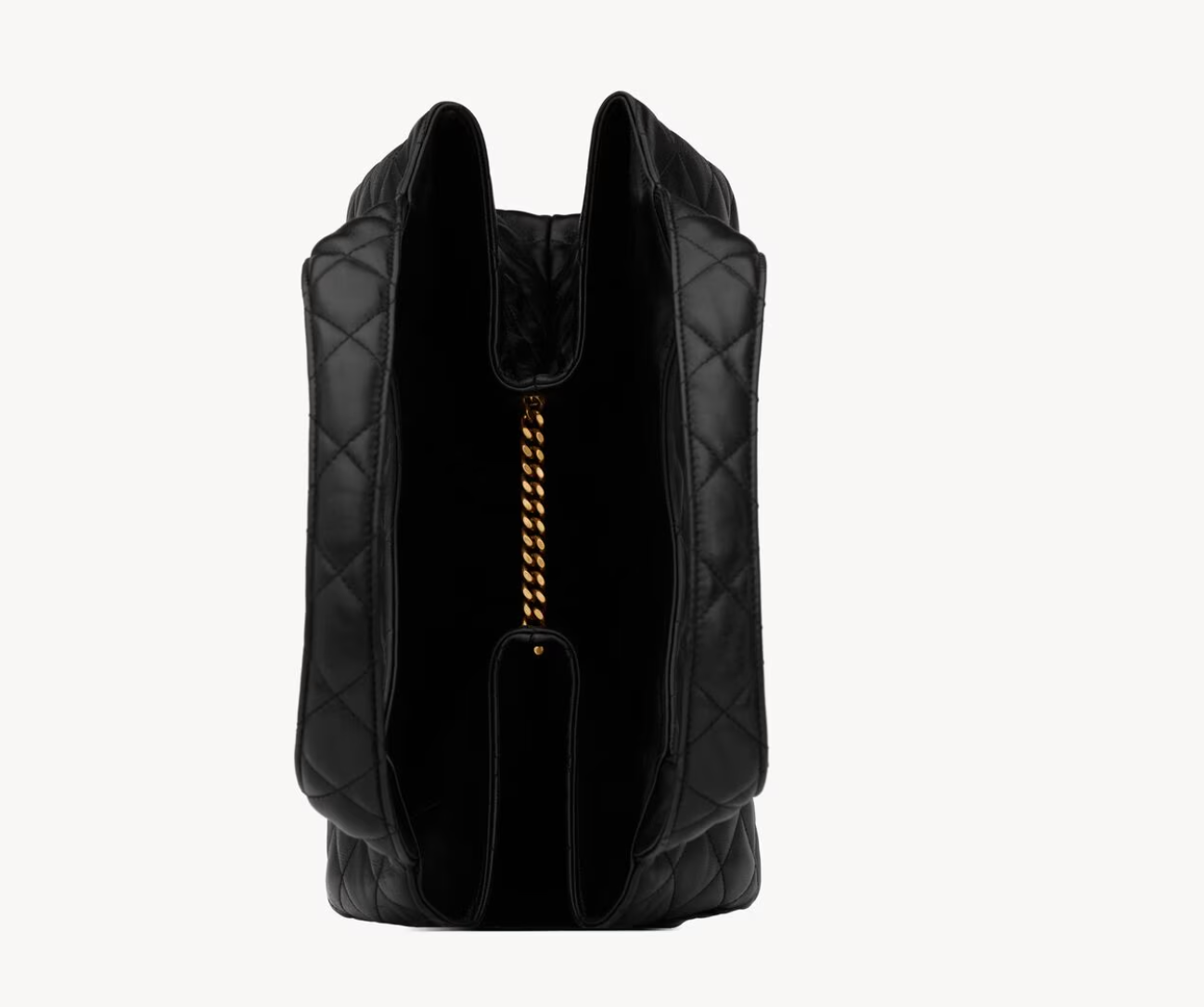 Maxi Shopping Bag ICARE aus gestepptem Lammleder