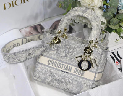 DIOR BOOK TOTE MITTELTASCHE GRAU