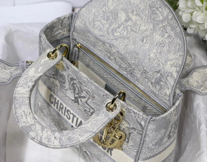 DIOR BOOK TOTE MITTELTASCHE GRAU