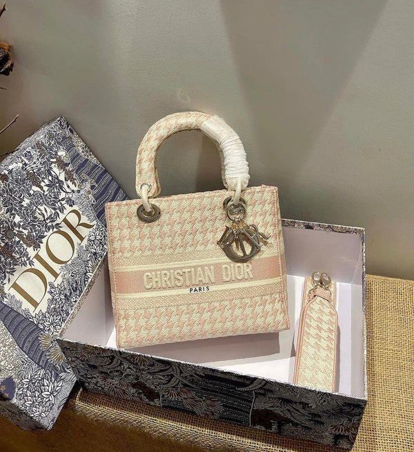 DIOR BOOK TOTE MITTELTASCHE ROSA
