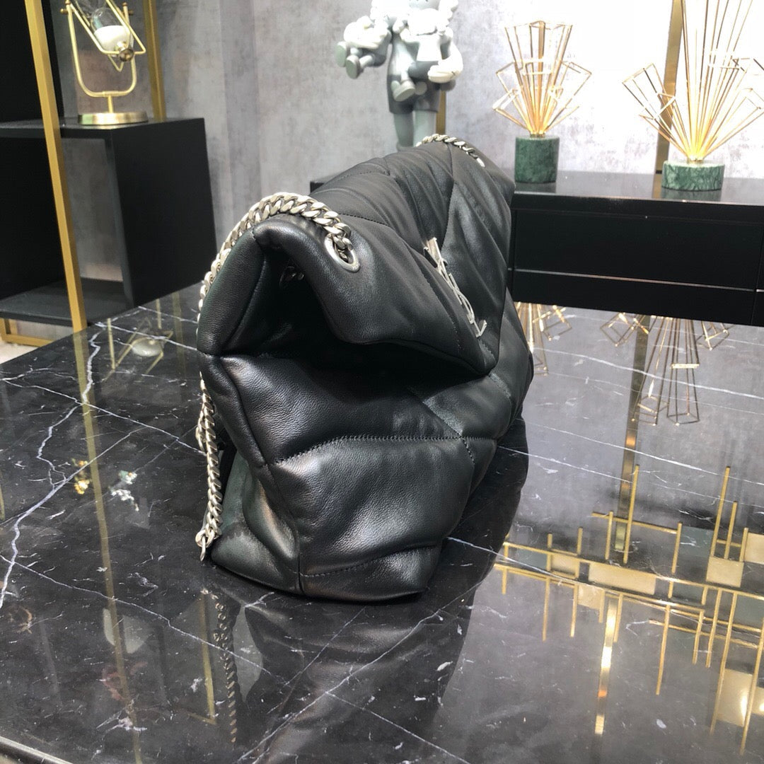 YSL PUFFER MEDIUM TASCHE AUS GESTEPPTEM LAMMLEDER