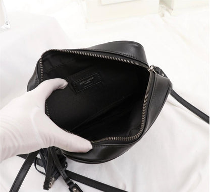 YSL LOU MINI TASCHE AUS GESTEPPTEM GRAIN DE POUDRE PRÄGELAMMLEDER