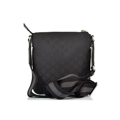 GG MESSENGER-TASCHE FÜR HERREN AUS SCHWARZEM STOFF