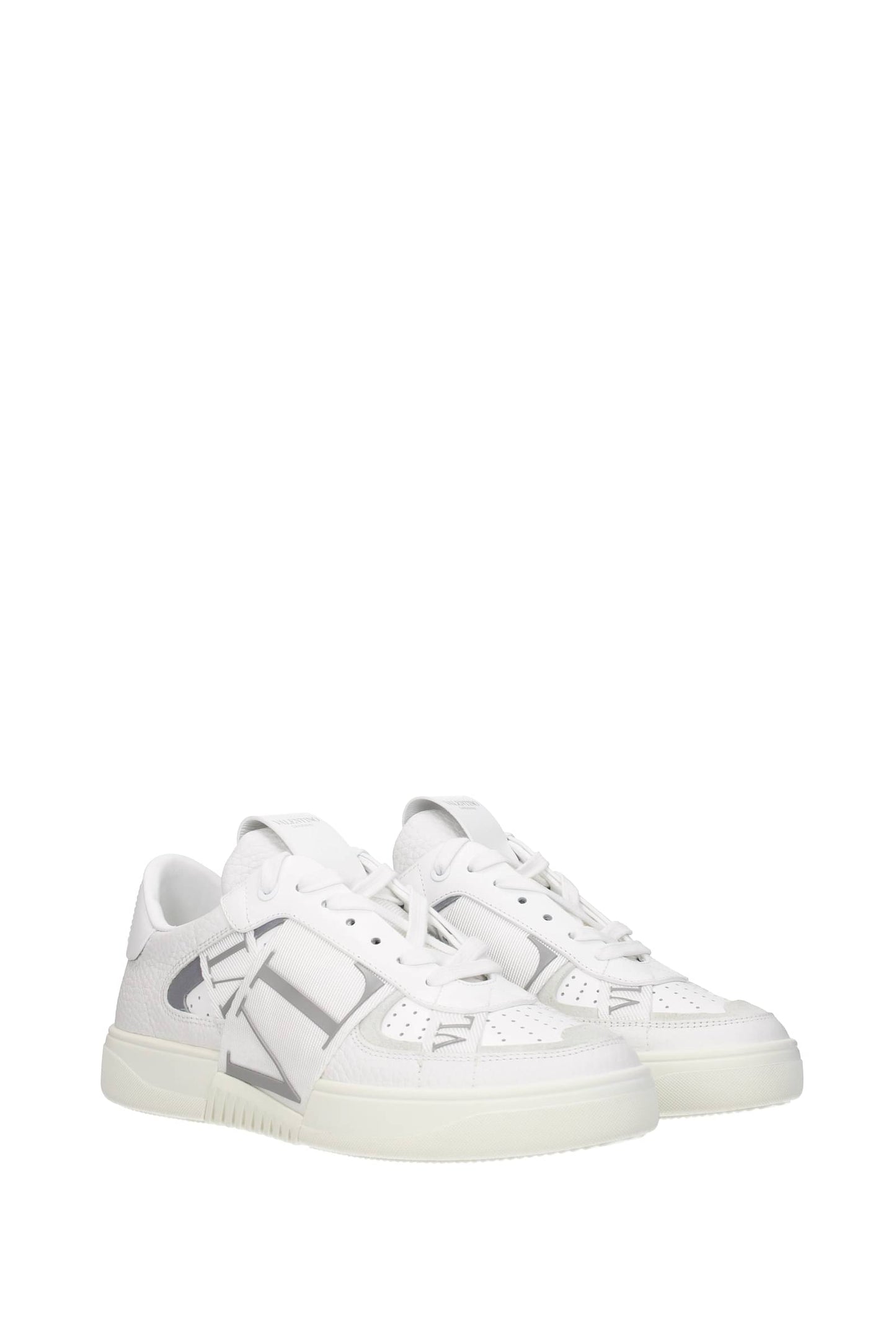 VLTN Weiße Leder Sneakers