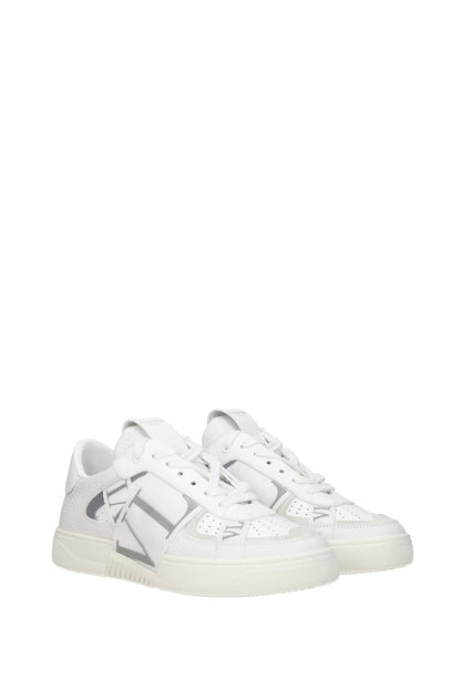 VLTN Weiße Leder Sneakers